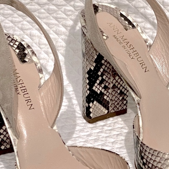 Ann Mashburn python heel made in Italy - Picture 6 of 9